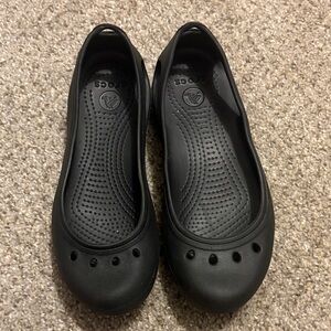 CROCS Black Ballet Flats